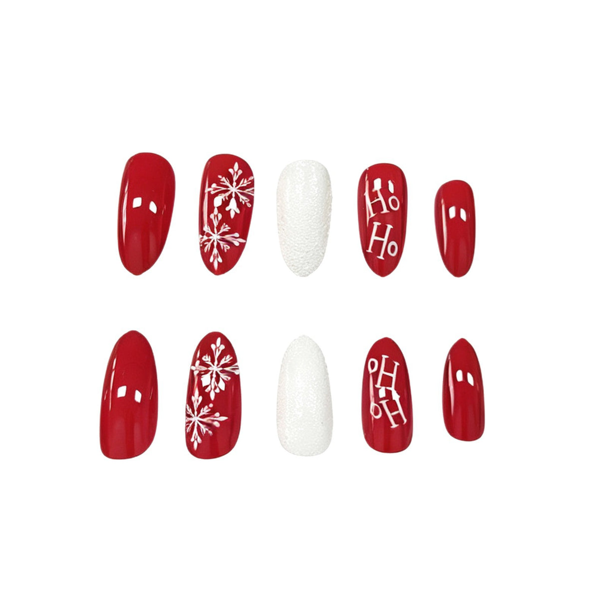 Festives Feiertags-Nagelkunst-Design Brehn