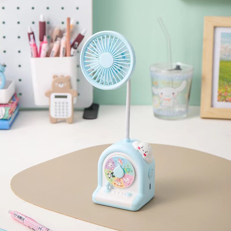 Unisex Tragbarer Mini-Ventilator mit flexiblem Hals Brehn