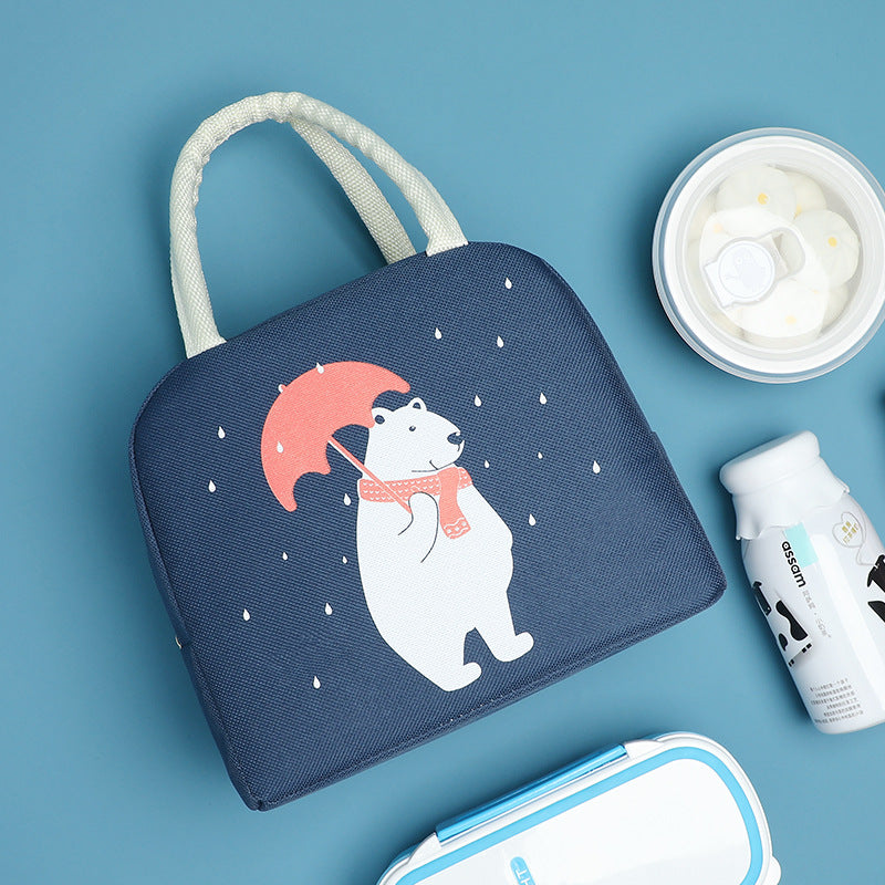 Verspielte isolierte Lunch-Tasche Brehn