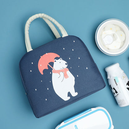 Verspielte isolierte Lunch-Tasche Brehn