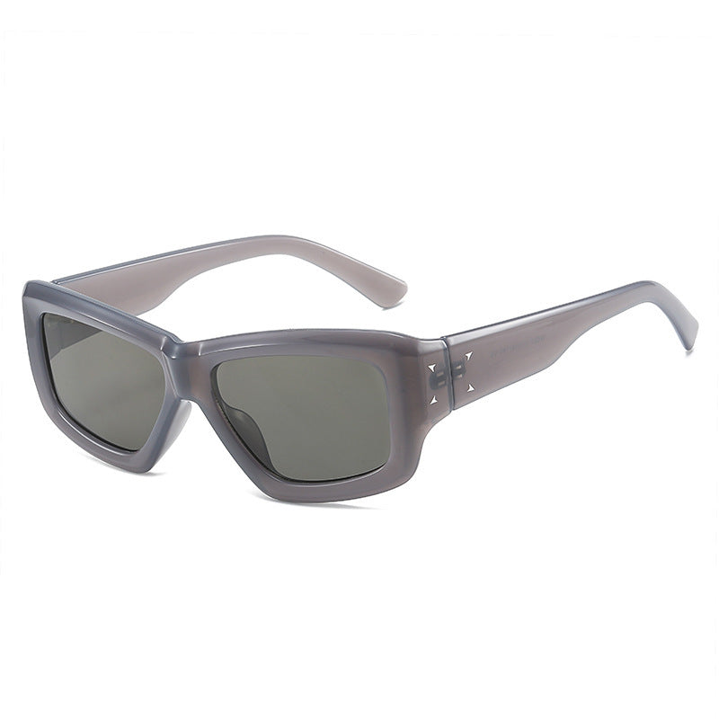 Modische Übergroße Winkelform Sonnenbrille Brehn