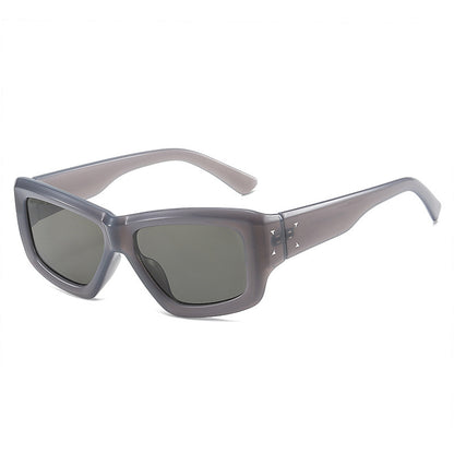 Modische Übergroße Winkelform Sonnenbrille Brehn
