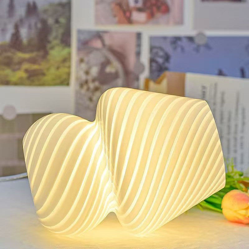 Dekorative Wirbel Tischlampe
