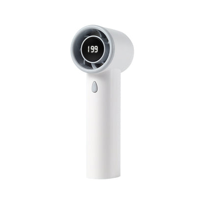 Unisex Tragbarer Handventilator mit digitaler Geschwindigkeitsanzeige Brehn