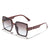 Damen oversized modische Sonnenbrille mit elegantem Farbverlauf Brehn