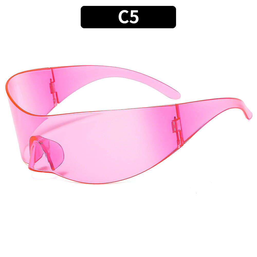 Futuristische Visor Sonnenbrille