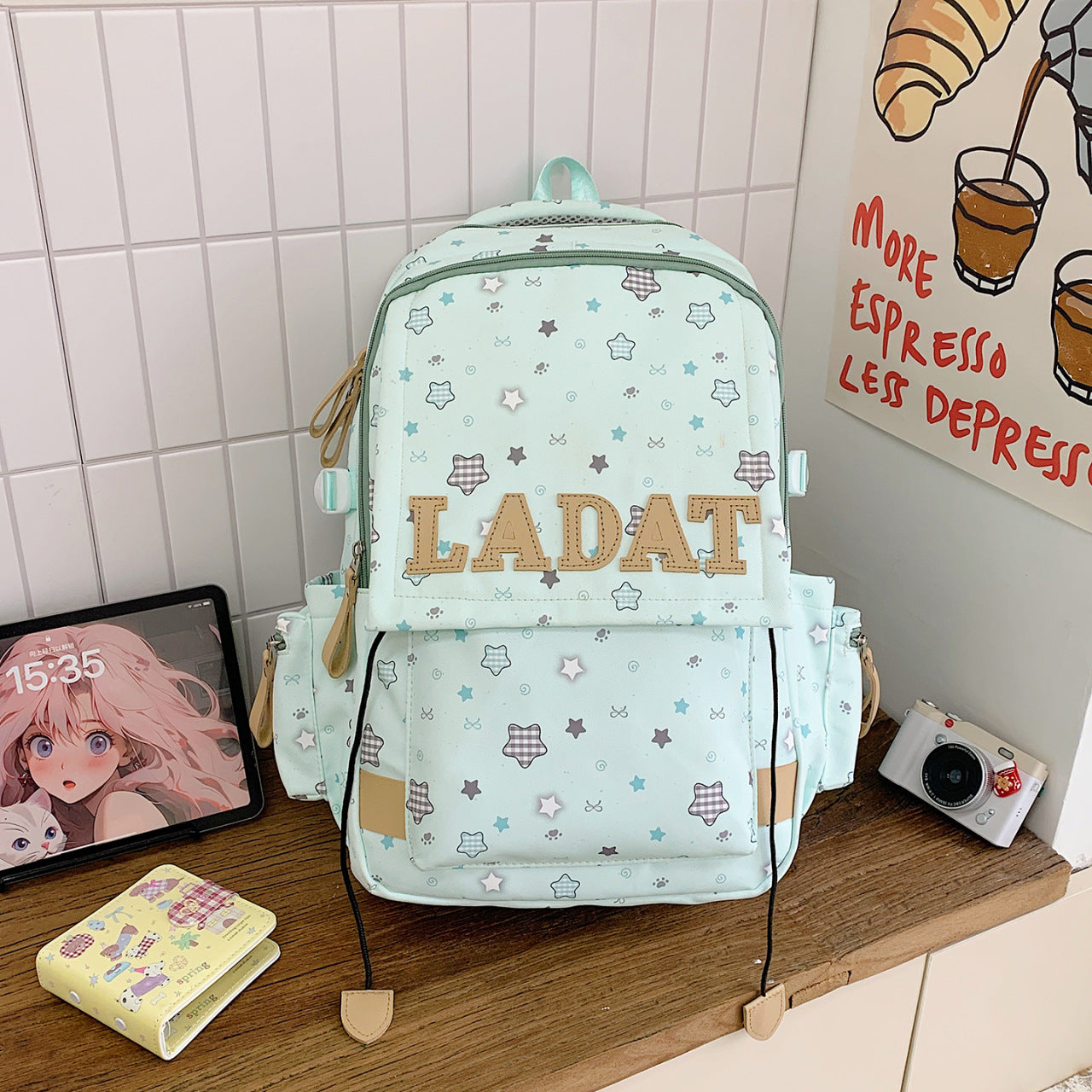Multi-Funktionale Rucksack mit Sternmotiv 1787242962