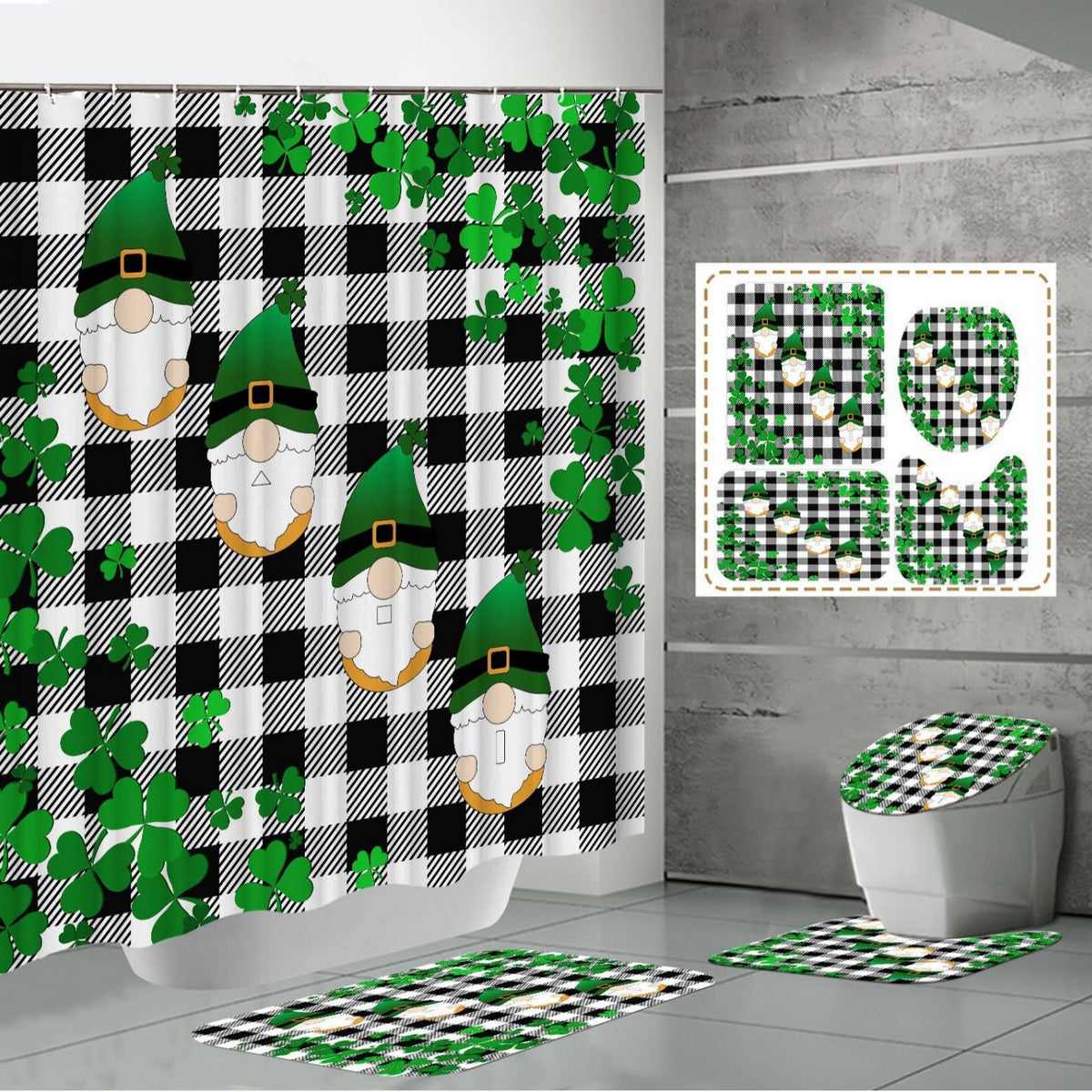 St. Patrick's Day Themen-Badset Brehn