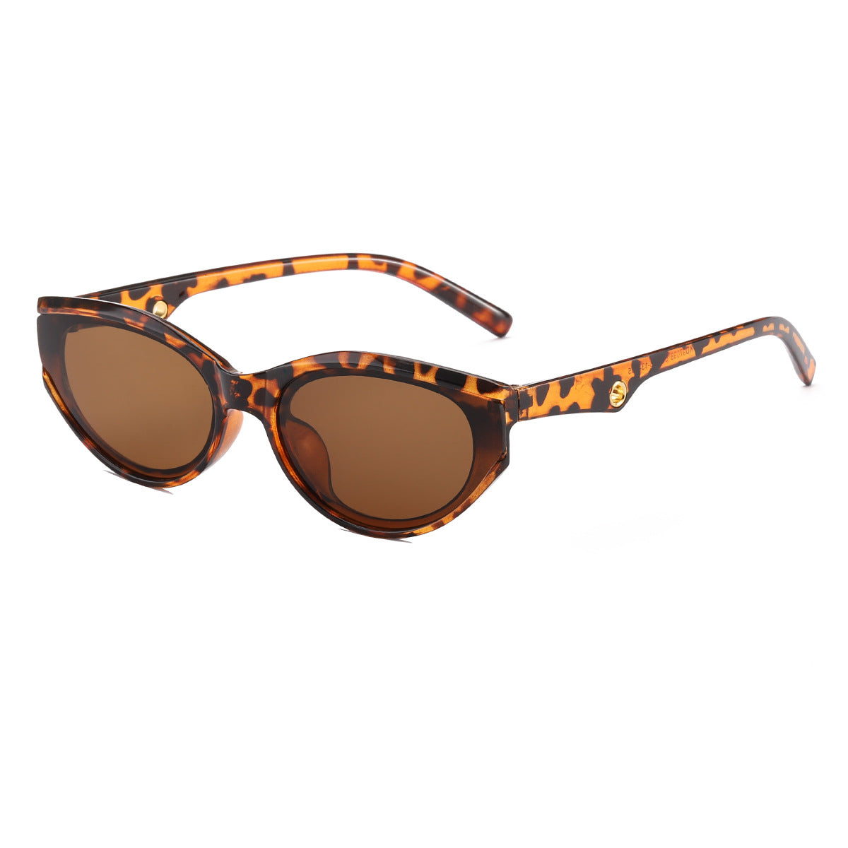 Damen Cat-Eye Sonnenbrille mit transparentem, modernem Design Brehn