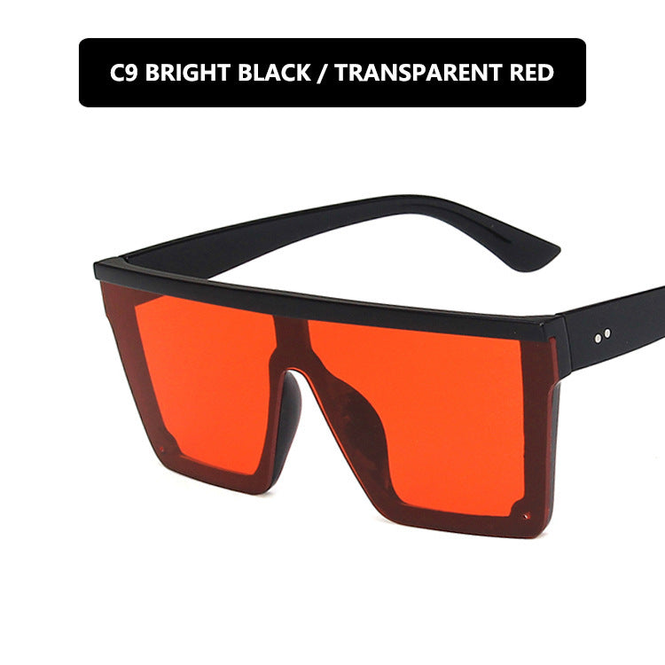 Damen futuristische Sonnenbrille im schützenden Oversized-Format Brehn