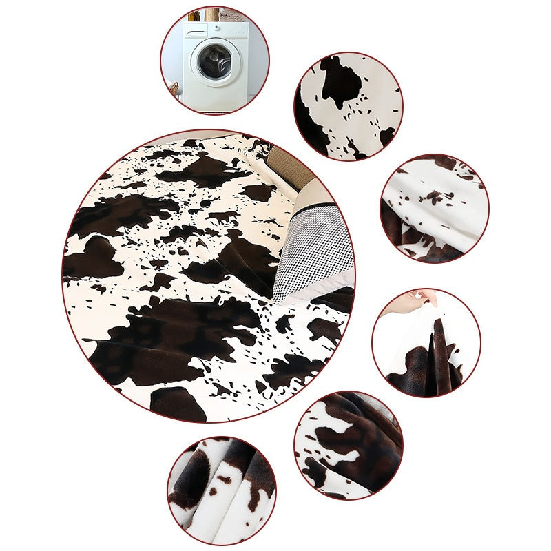 Weiches Gewebe Zebra Muster Fleece-Decke