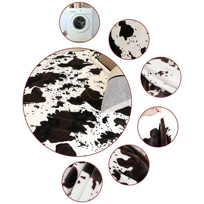 Weiches Gewebe Zebra Muster Fleece-Decke