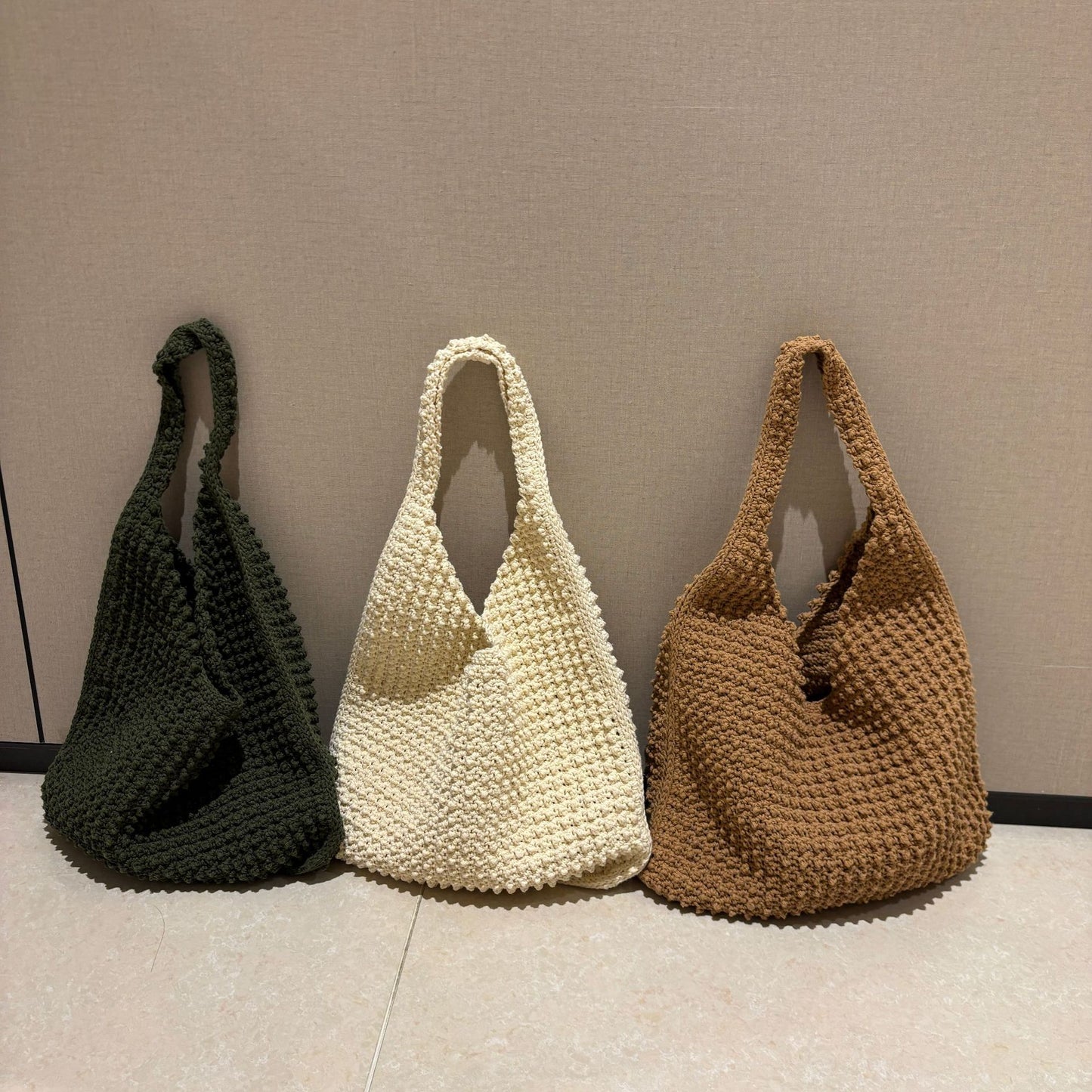 Großer Handgefertigter Baumwoll-Shopper Brehn