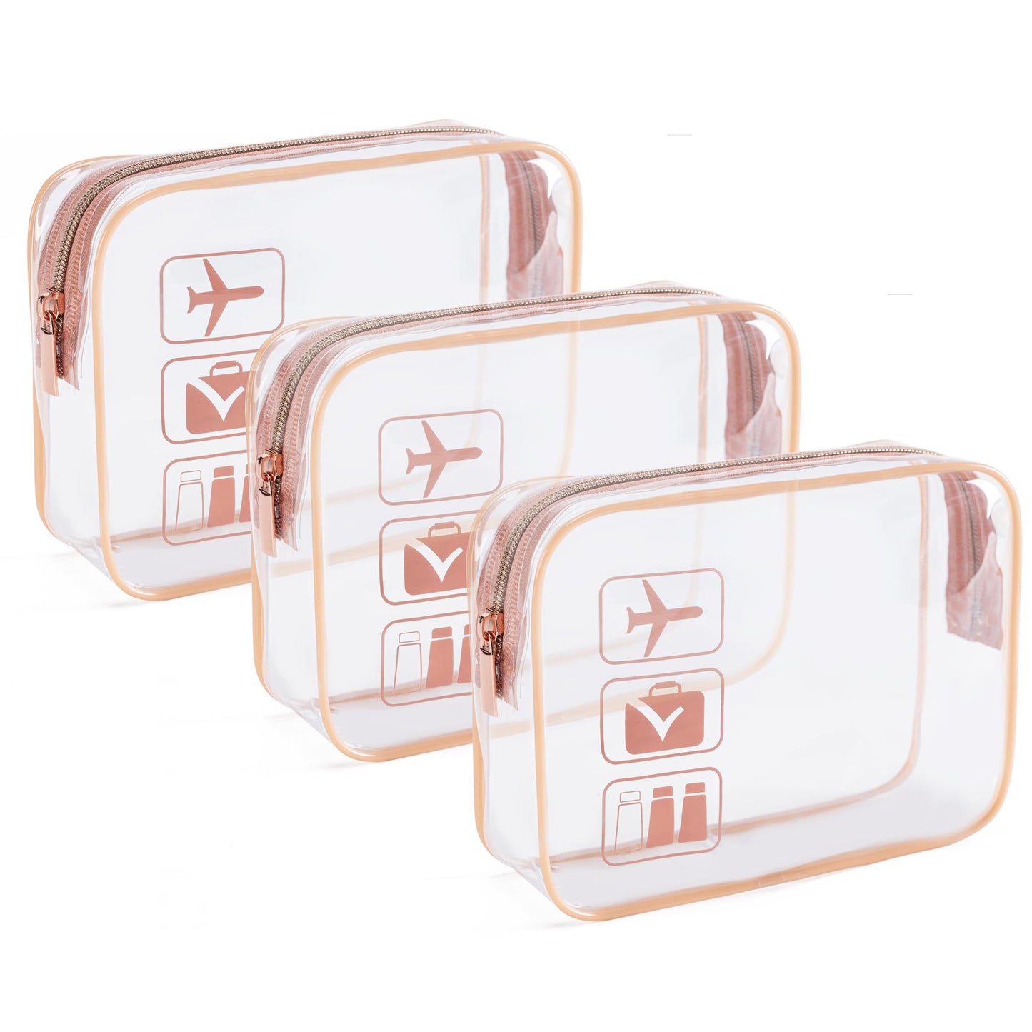 Unisex durchsichtige Reiseorganizer-Taschen Set Brehn