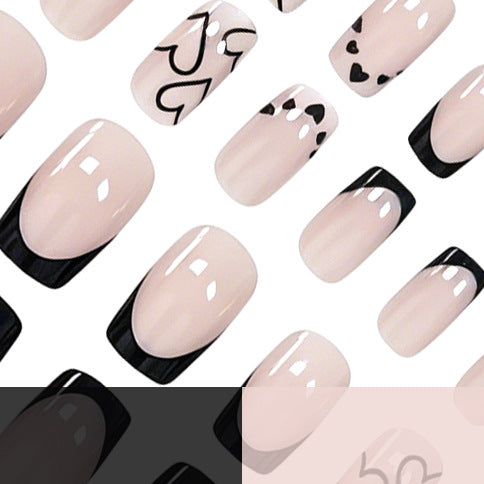 Herz-inspirierte Acryl-Nagelkunst-Set Brehn