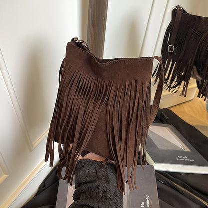 Bohemian Fransen-Handtasche