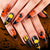 Halloween-Themen Press-On Nägel Brehn