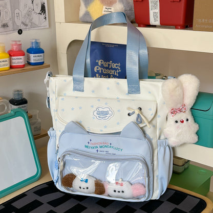 Stylische Wasserfeste Sternmuster Rucksack Brehn