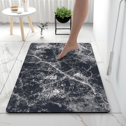 Weiche Druck abstrakte Marmor Badezimmermatte Brehn