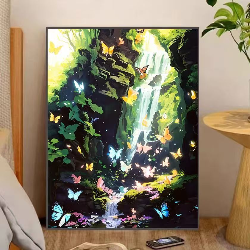 Fantasy Forest Schmetterling Wandkunst Brehn