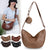 Stylische Vintage Schultertasche Brehn
