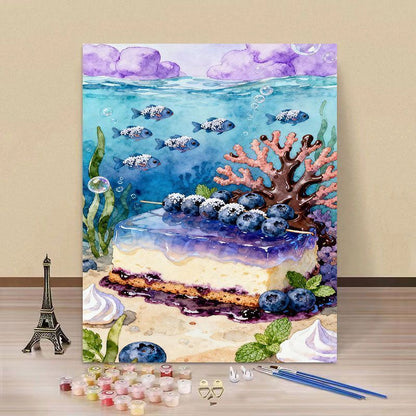 Fantasy Landschaft DIY Malen nach Zahlen Kunstset Brehn