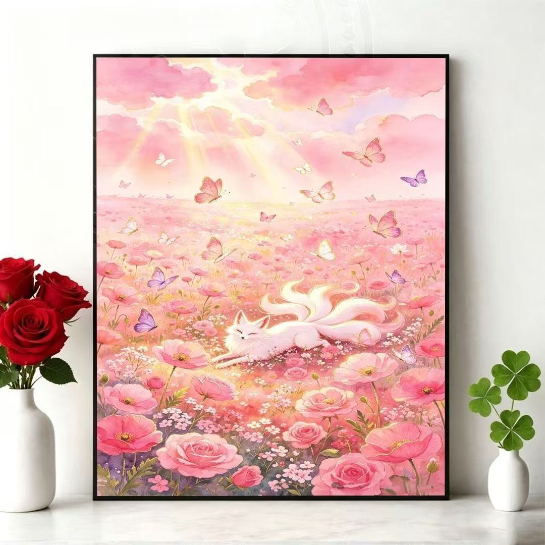Träumende Blumenfantasie Wandkunst Brehn