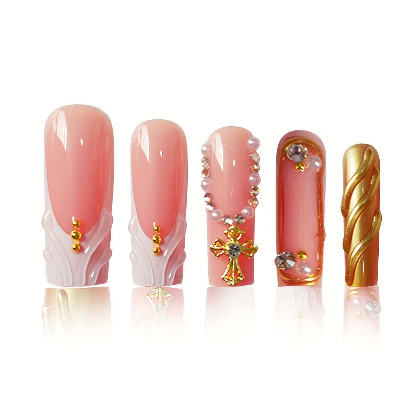 Glamorous Press-On Nail Set Brehn
