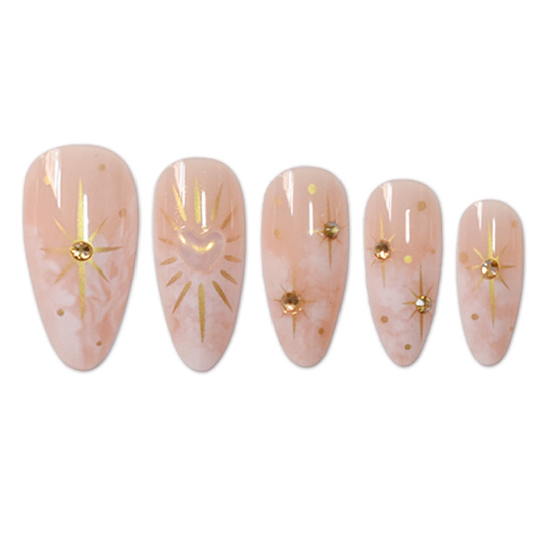 Chic Dekorative Druck-Ne Nail Art Brehn