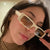 Damen modische Sonnenbrille mit trendigem Leopardenmuster Brehn