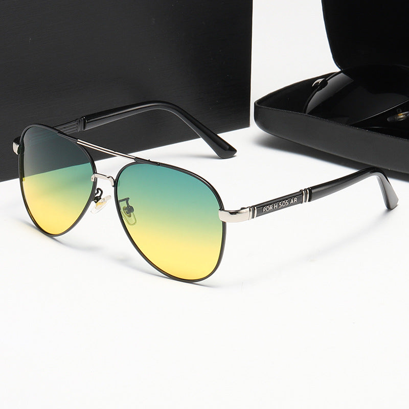 Damen Elegante Piloten-Sonnenbrille mit hochwertigen Polarisationsgläsern Brehn