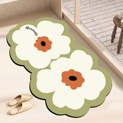 Dekorative blumenförmige Fußmatte Brehn