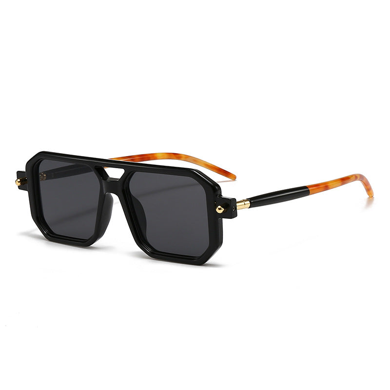 Damen oversized rechteckige Brille Brehn