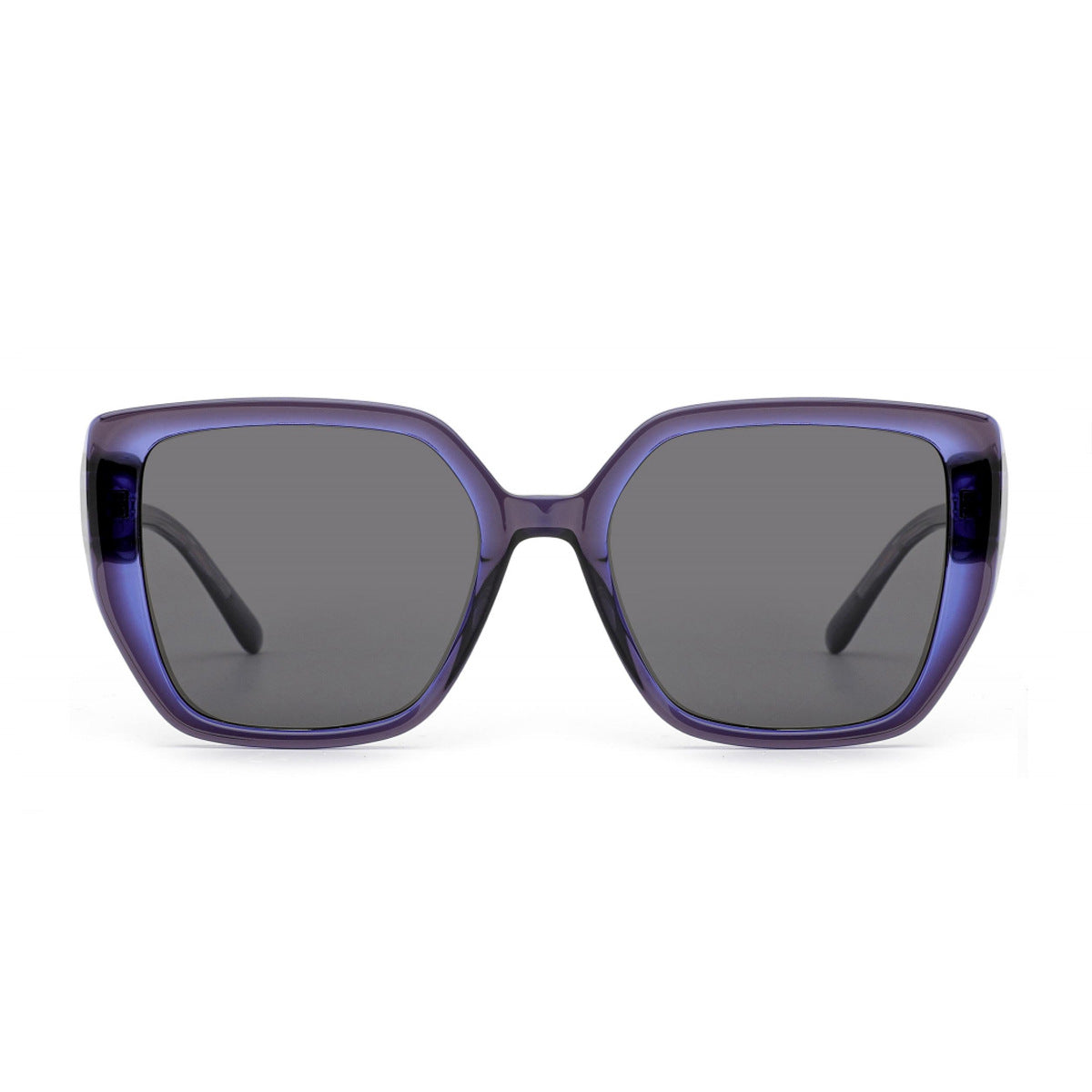Damen Sonnenbrille mit modischem, facettenreichen Rahmen und UV-Schutz Brehn