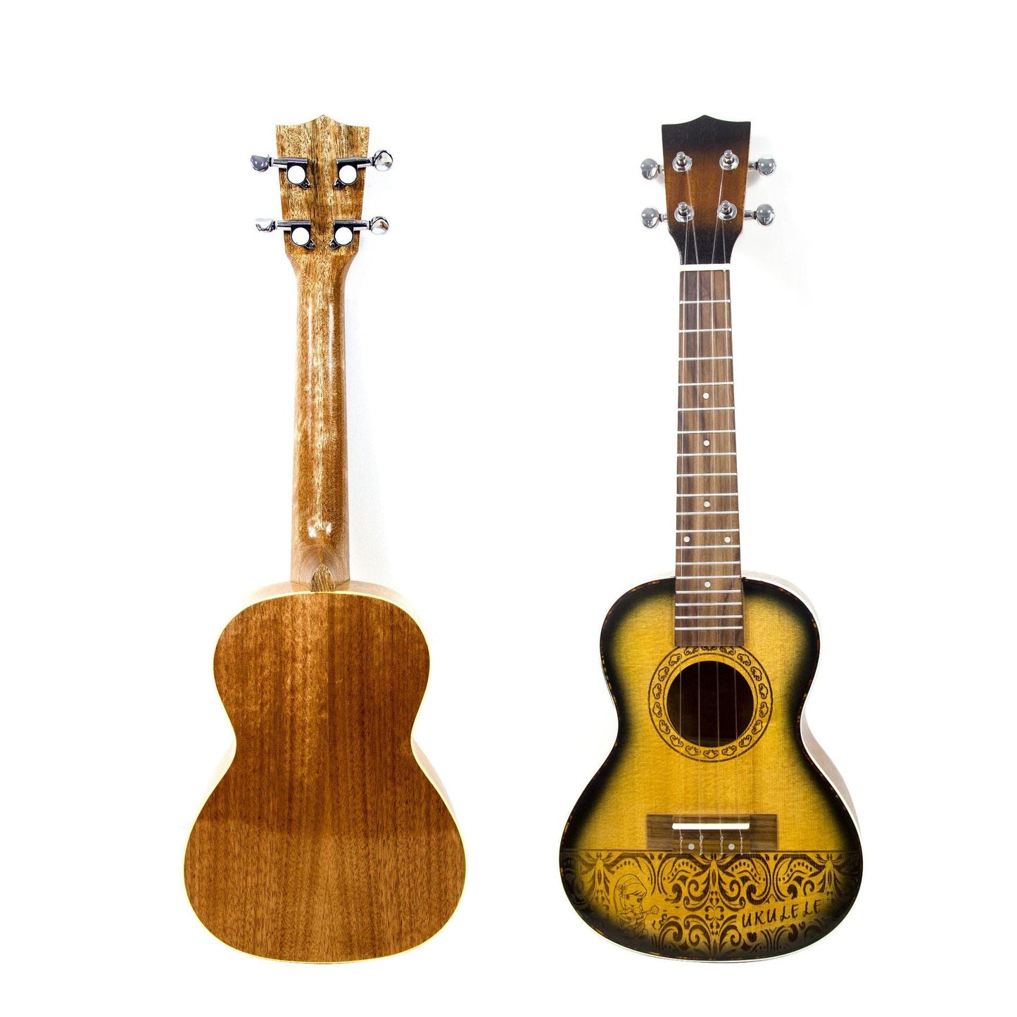 23-Zoll Handgefertigte Akustik-Ukelele Brehn