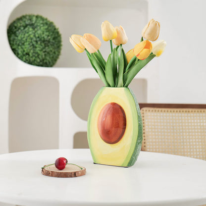 Avocado-förmige dekorative Vase
