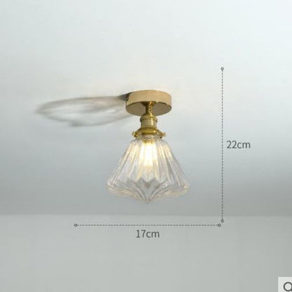 Vintage Glas Flush Mount Licht