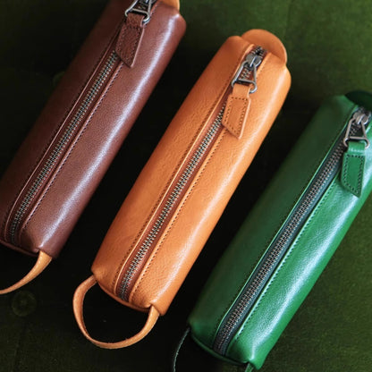 Premium Leder Reißverschluss Stiftschneider