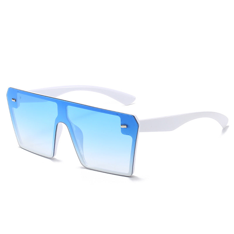 Damen Oversized Sonnenbrille im futuristischen Design Brehn