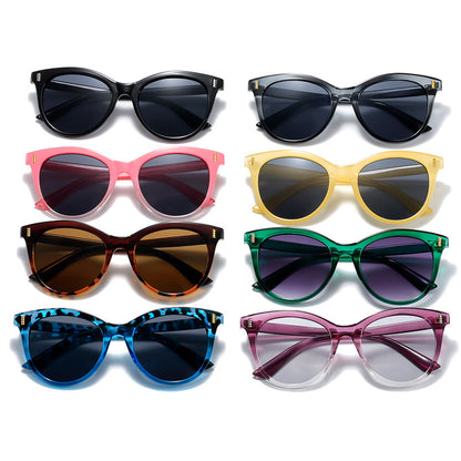 Damen modische Katzenaugen Sonnenbrille mit auffälligem Design Brehn