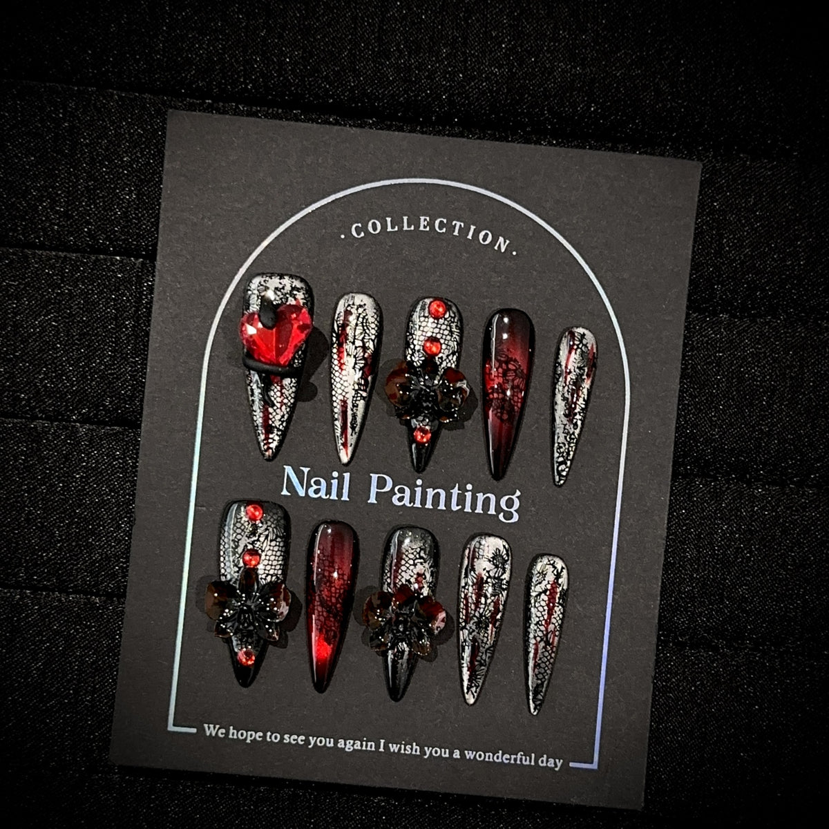 Dekorative Nagelkunst