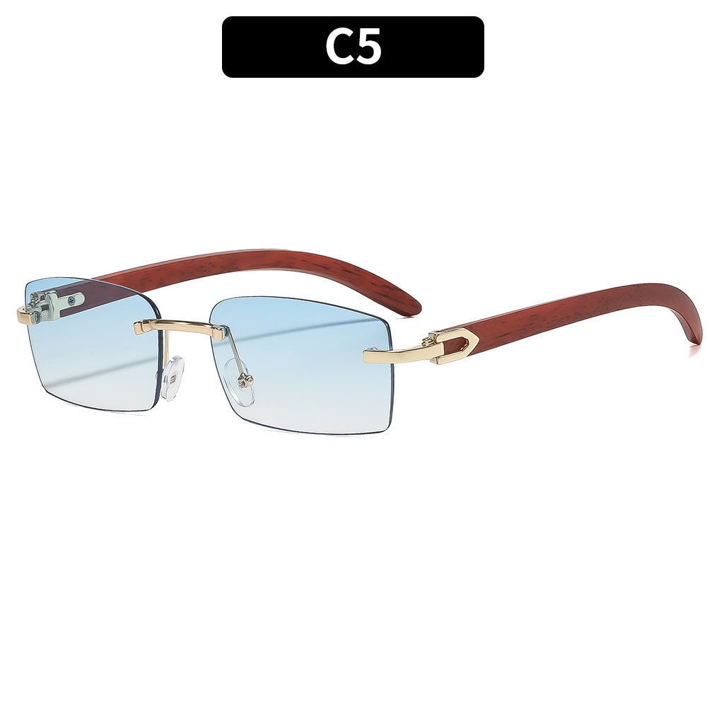Elegante geometrische quadratische Sonnenbrille