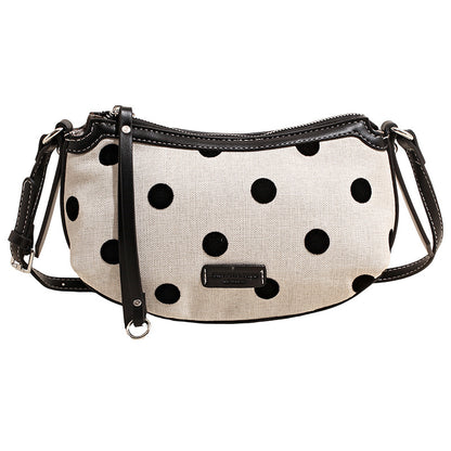 Trendige gepunktete Umhängeclutch
