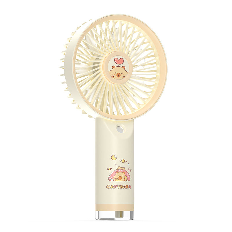 Unisex Tragbarer Handventilator mit verspieltem Capybara-Design Brehn