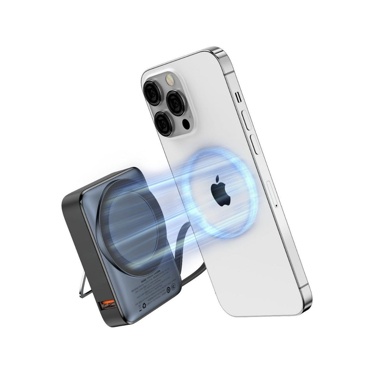 Tragbare Powerbank mit Innovativer Wireless-Ladefunktion und Digitalem Ladeindikator Brehn