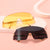 Damen sportliche Sicherheits-Sonnenbrille mit modernem, transparentem Design Brehn