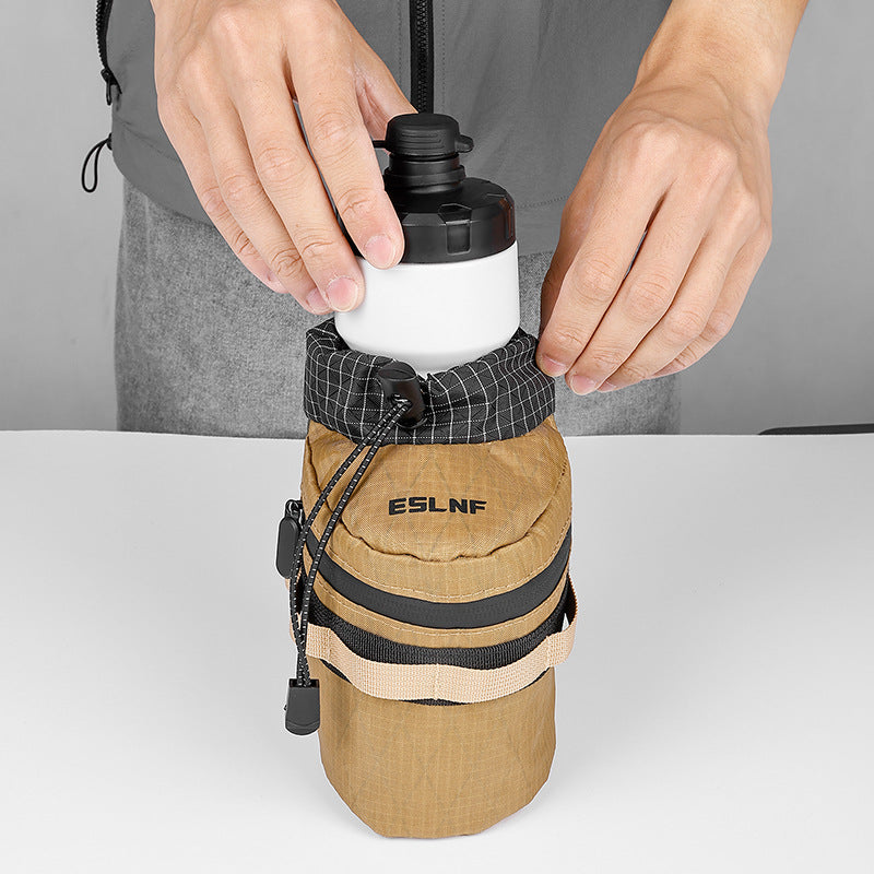 isolierte taktische Flasche Tasche mit Kordelzugdeckel und MOLLE-Schlaufen Brehn
