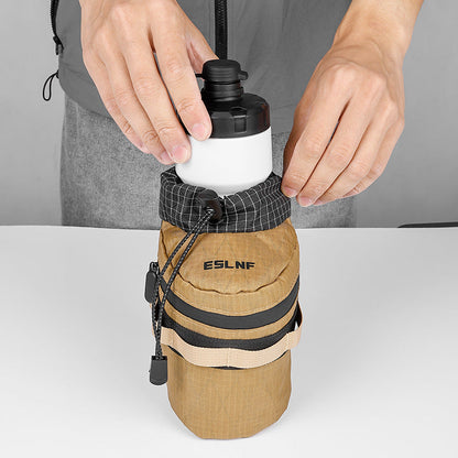 isolierte taktische Flasche Tasche mit Kordelzugdeckel und MOLLE-Schlaufen Brehn
