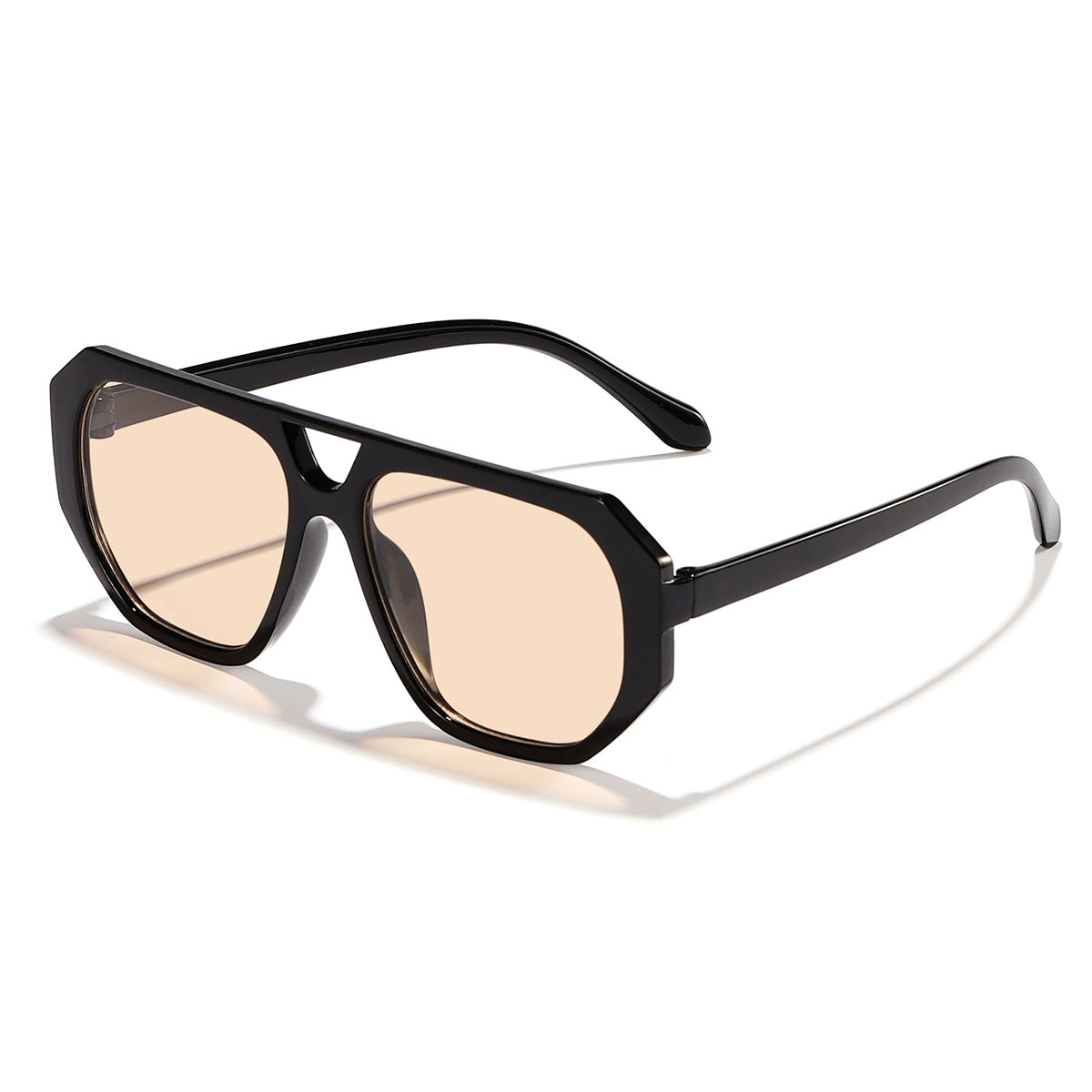 Damen moderne Sonnenbrille im auffälligen Oktagon-Design Brehn