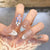 Blumenverzierte Press-On-Nagelkunstset Brehn 1788224030